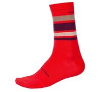 ENDURA BaaBaa Merino Stripe Ciclismo Calzini per Uomo, Grenade, S
