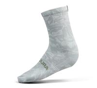 Calze Endura Grid Floral LTD Print Gris