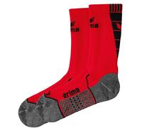 Erima Herren Formazione calzino Calzini, Uomo, Trainingssocke, Rosso/Nero, 44-46