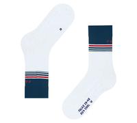FALKE RU4 Endurance Cool M So filo funzionale antivesciche 1 paio, Calzini da corsa Uomo, Bianco White 2003 Stripe, 42-43