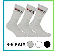 Calze FILA da Uomo Donna 6 Paia Calzini in Cotone Corte Spugna Sportive Tennis