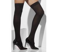 Calze Fino Al Ginocchio Nere Da Donna Per Costume Elegante Taglia Unica