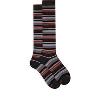 calze GALLO calze lunghe per uomo cotone caldo cashmere righe multicolor grigio