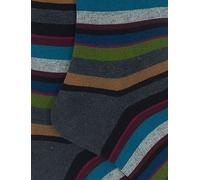 calze GALLO calze lunghe uomo cotone caldo cashmere grigio righe multicolor A/I
