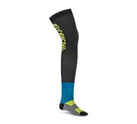Fly Racing Knee Brace, calzini S/M male Nero/Blu/Giallo Fluo