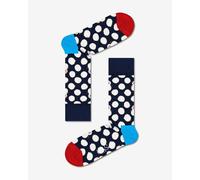 Calze Happy Socks Big Dot Snowman blu marino bianco rosso - 41-46