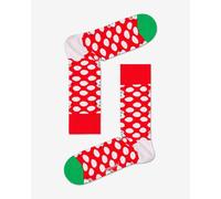 Calze Happy Socks Big Dot Snowman rosso bianco verde - 41-46