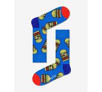 Calze Happy Socks Burger blu elettrico rosso - 36-40