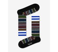 Calze Happy Socks Invisible Stripe Crew nero - 36-40