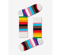 Calze Happy Socks Pride Stripe bianco multicolor - 36-40