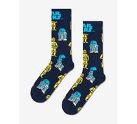 Calze Happy Socks Star Wars R2D2 & C3PO blu navy giallo - 41-46