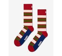 Calze Happy Socks Stripe rosso bianco crema verde - 41-46