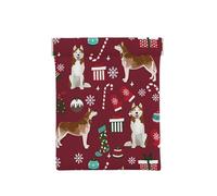 Calze Husky Candy Canes Holiday Dog Ruby, Spremere il portafoglio superiore da donna Borsa portaoggetti Piccola portamonete Portamonete