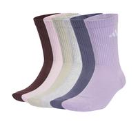 adidas Unisex - Adulto CUSHIONED CREW SOCKS 6 PAIR PACK, Aurora Ruby/Preloved Violet/Powder Plum/Light Grey Heather, 6.5-8