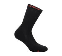 CMP - Hiking Wool Sock Wmn Mid, Nero, 39/42