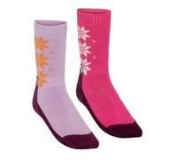 Calze in lana merino da donna Kari Traa Kt Wool Sock 2PK Dimensioni dei calzini: 39-41 / Colore: rosa/porpora