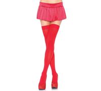 Leg Avenue Nylon Thigh Highs 6672 Red