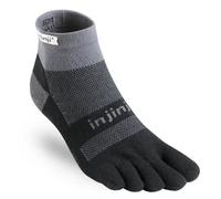 Injinji - Run Midweight Mini-Crew - Calze da running Unisex M | EU 40,5|44 grigio/nero