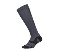 2XU Vectr Light Cushion Full Length Socks, Calze a Compressione. Unisex-Adulto, Titanio/Nero, M2