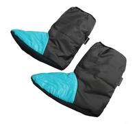 Calze invernali con fascia elastica per campeggio ed escursionismo, efficaci scaldapiedi (verde)