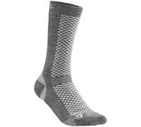 Calze invernali da ciclismo Warm Mid confezione da 2 grigio