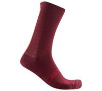 Castelli 4522567 RACING STRIPE 18 SOCK Calzini Unisex - Adulto BORDEAUX L/X