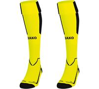 JAKO - Calzettoni unisex Lazio, Unisex - Adulto, 3866, giallo fluo/nero, 3 (35-38)