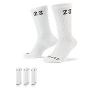 Calze Jordan Essentials di media lunghezza (3 paia) - Bianco 34-38