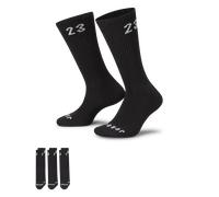 Calze Jordan Essentials di media lunghezza (3 paia) - Nero 34-38