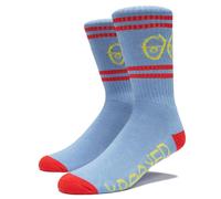Calze Krooked Socks Eyes Socks Light Blue Red Yellow