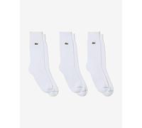 Calze Lacoste Basic Crocodile bianche verdi (3 paia) - 35-38