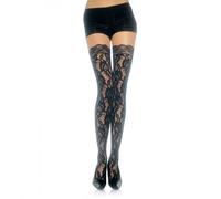 LEG AVENUE - CALZE IN PIZZO FLOREALE