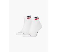 Calze Levi's® medie con logo sportivo Confezione da 2 Bianco / White levi > accessories > men > underwear > socks