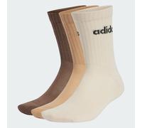 adidas Linear Crew Cushioned Socks 3 Pairs Calzini, WONDERWHI/MAGBEI/EARSTR, 45-48 Unisex - Adulto
