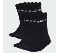 CALZE LINEAR CUSHIONED CREW CONFEZIONE DA 10 PAIA Black / White 31-33