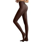 Calze Lingerie Semi Opaque Girls Leggings Solid Color Footed Pantyhose Tights Reggicalze Uomo, caffè, XL