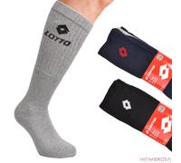 Calze lunghe da basket uomo Lotto Time elasticizzate in spugna 6 paia