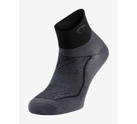 Lurbel Race, Calzini da corsa, leggeri, anti-vesciche, traspiranti, anti-odore, calzino senza cuciture, calzino alla caviglia., Marengo/nero, L