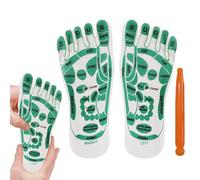 Calze massaggianti per piedi, calze massaggianti per punti trigger point, in fibra elastica, calze separate per casa, dormitorio, viaggi, viaggi di lavoro