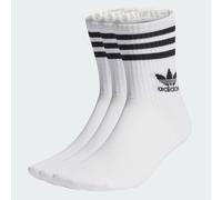 adidas Originals - Confezione da 3 paia di calzini alla caviglia bianchi-Bianco 42 2/3-44 2/3
