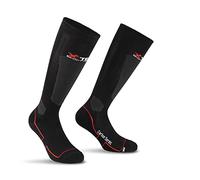 Calze moto tecniche sportive estive leggere grigie e arancioni calza carbon XTECH taglia 39 - 42