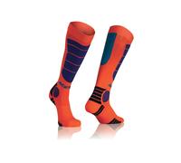 Calze motocross enduro Acerbis Mx Impact arancione-blu - Dalbellomoto