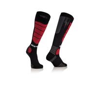 Calze motocross enduro Acerbis Mx Impact nero-rosso - Dalbellomoto