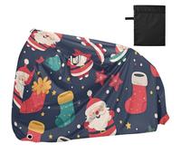 Calze Natale Bike Cover Outdoor Resistente ai raggi UV Bici Da Strada Copertura Bici Deposito
