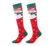 Calze Natalizie Uomo, Calze Uomo Invernali Calzini for Coppia Divertenti Calzini Natale di Cotone, Calde Calzini Natalizi Calze Natalizie Personalizzate Calze Uomo Eleganti per Regalo di Festa