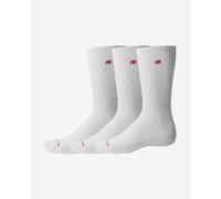 Calze New Balance Patch Logo Crew bianco puro (3 paia) - L
