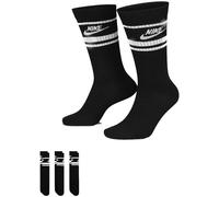 Calze Nike Essential Crew Stripe Socks Black dx5089-010 Taglie 34-38
