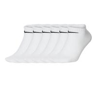 Nike Everyday Lightweight Training No-Show Socks (6 Pairs) men Socks white in taglia:S