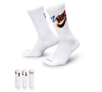 Calze Nike Everyday Plus di media lunghezza (3 paia) - Multicolore 34-38