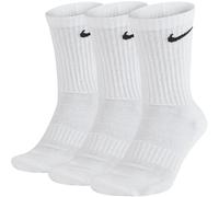 NIKE Everyday Cushioned Training Crew Socks (3 Pack) Bianco 35-38
